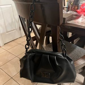 NWT Badgley Mischka Wrapped Frame Clutch